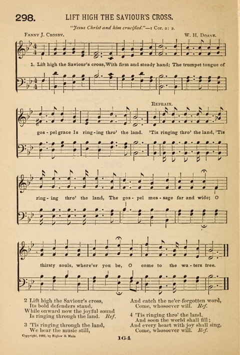 Our Glad Hosanna: for the service of Song in the Sunday School, the Social Gathering, and the Prayer Meeting page 164