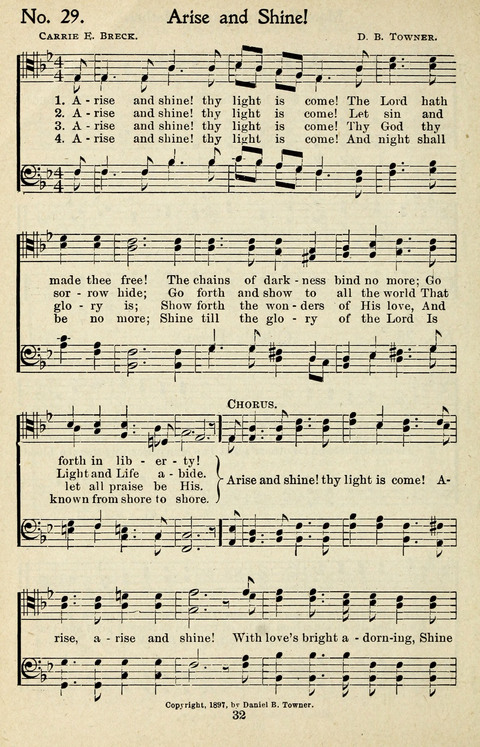 One Hundred Gospel Hymns: for male voices page 30