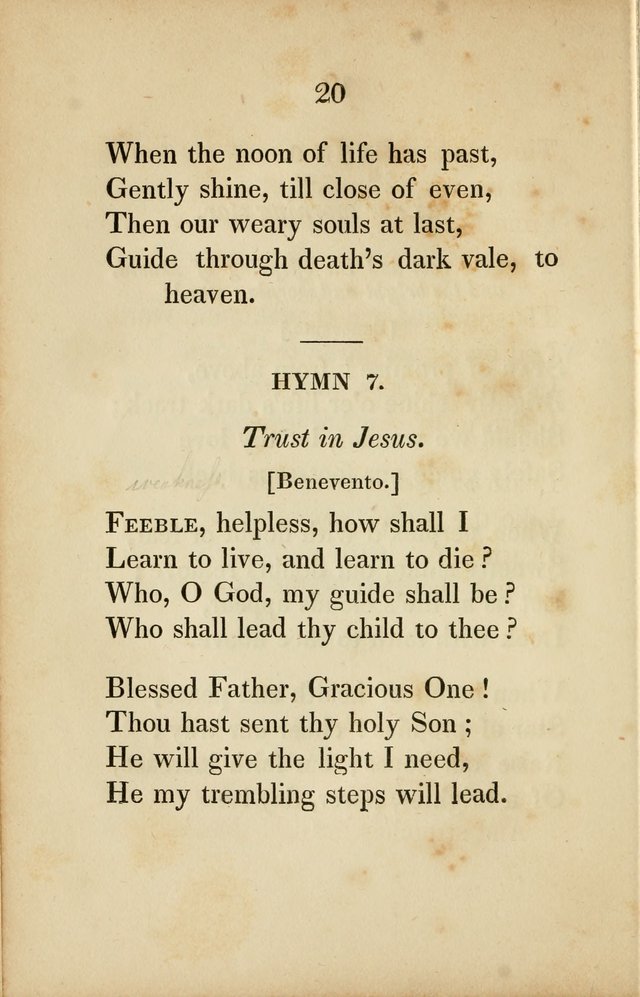 Original Hymns for Sabbath Schools page 13