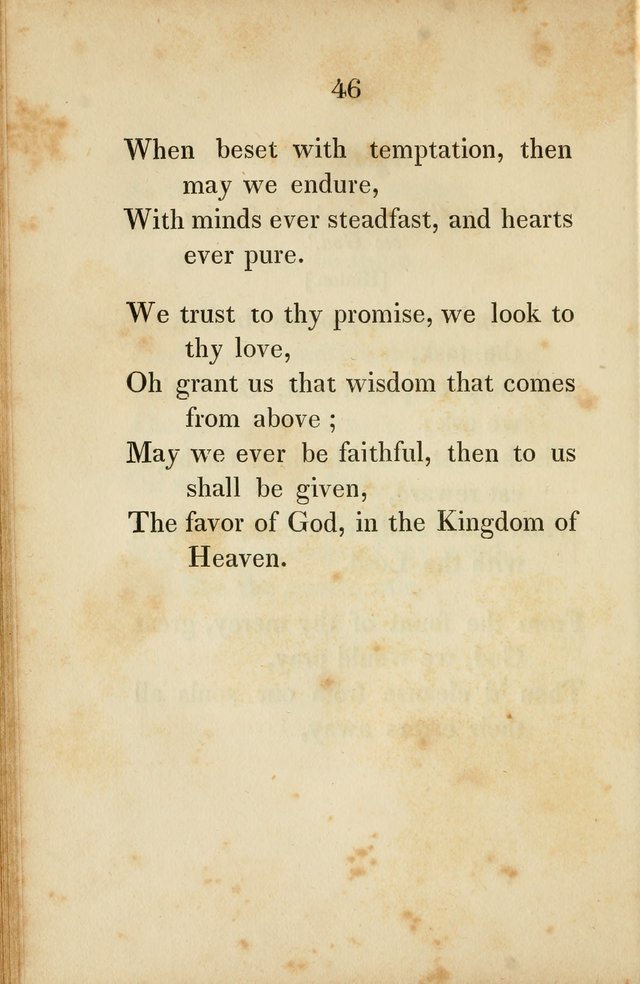 Original Hymns for Sabbath Schools page 39