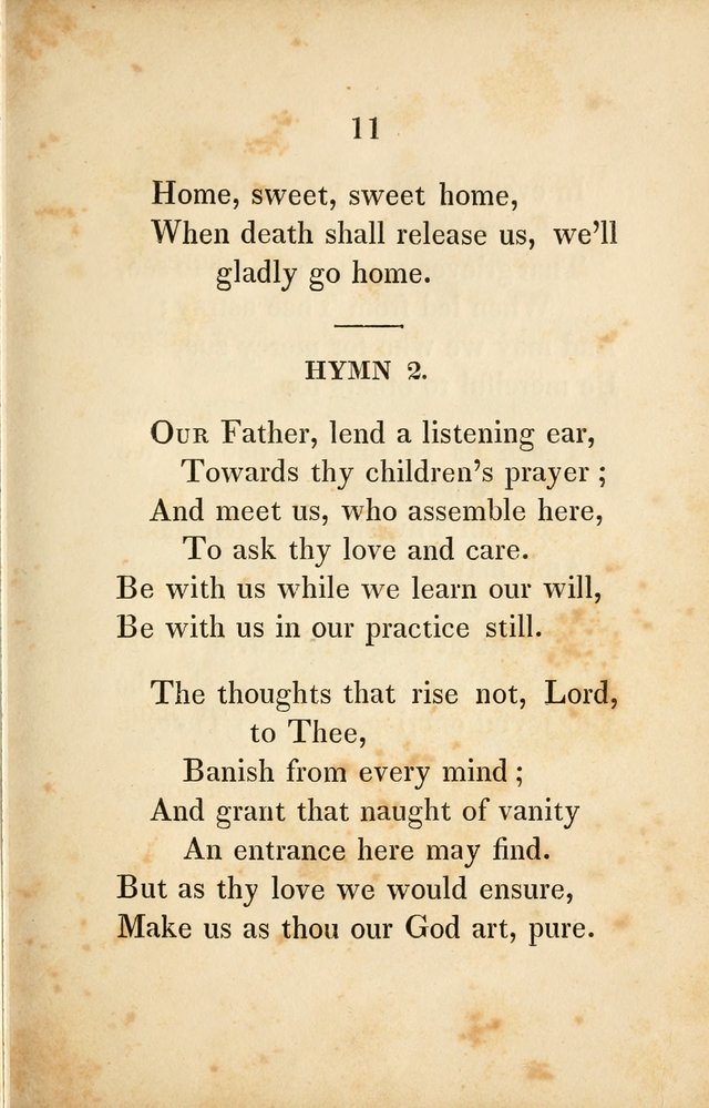 Original Hymns for Sabbath Schools page 4