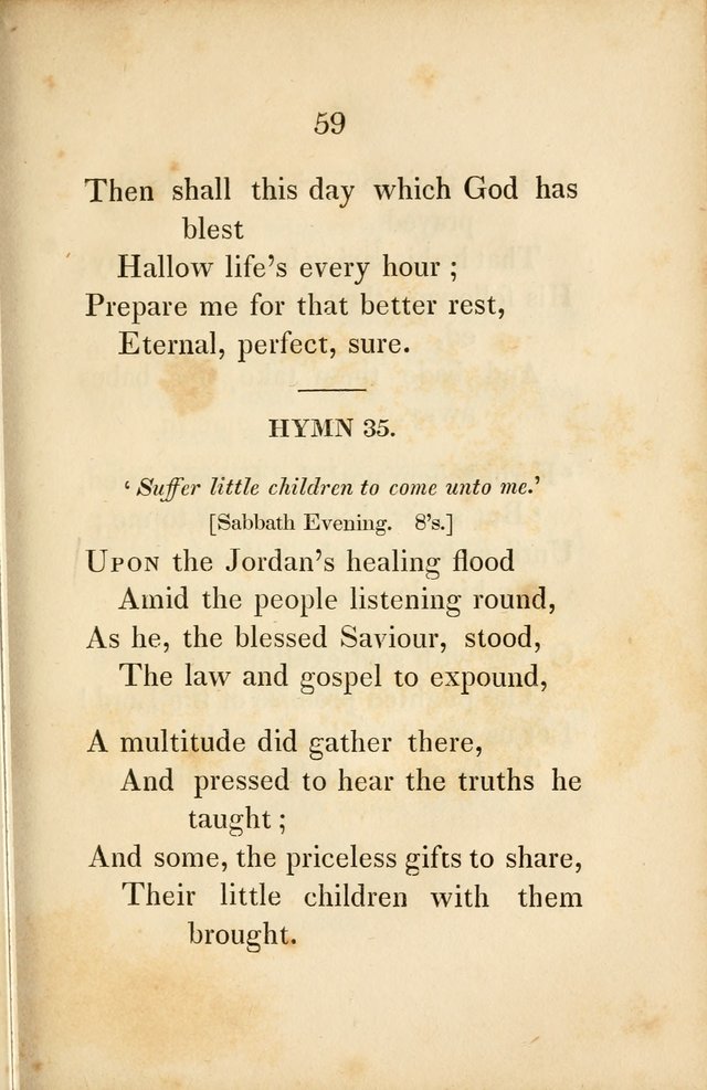 Original Hymns for Sabbath Schools page 52