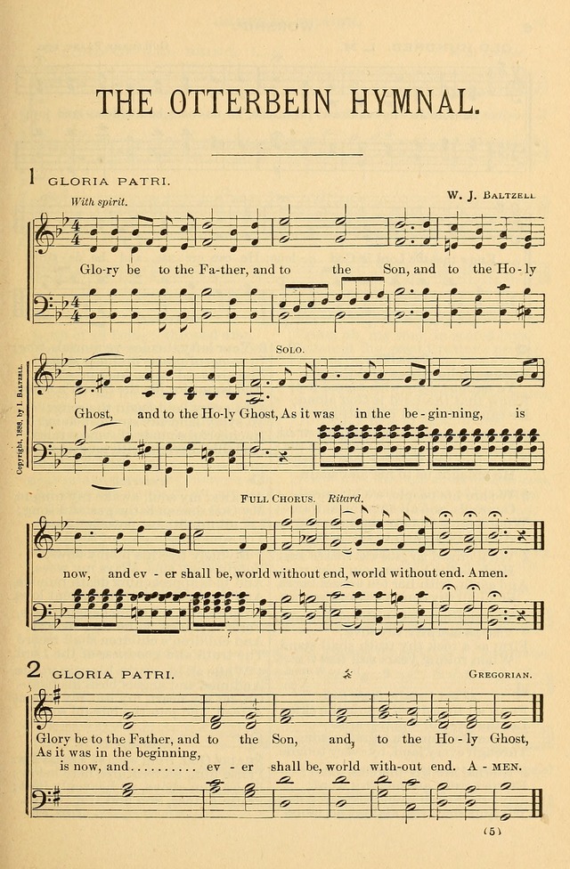 The Otterbein Hymnal: for use in public and social worship page 10