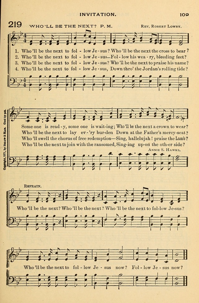 The Otterbein Hymnal: for use in public and social worship page 114