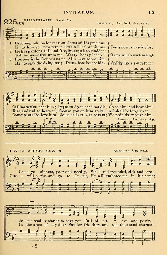 The Otterbein Hymnal: for use in public and social worship page 118