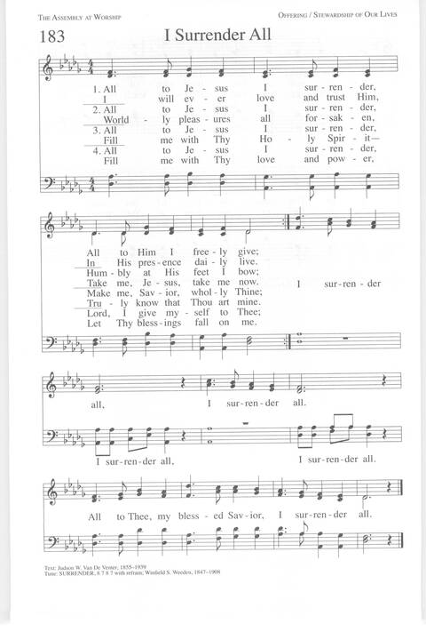 One Lord, One Faith, One Baptism: an African American ecumenical hymnal page 275