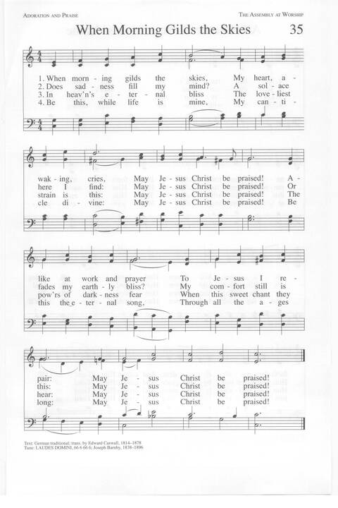 One Lord, One Faith, One Baptism: an African American ecumenical hymnal page 50