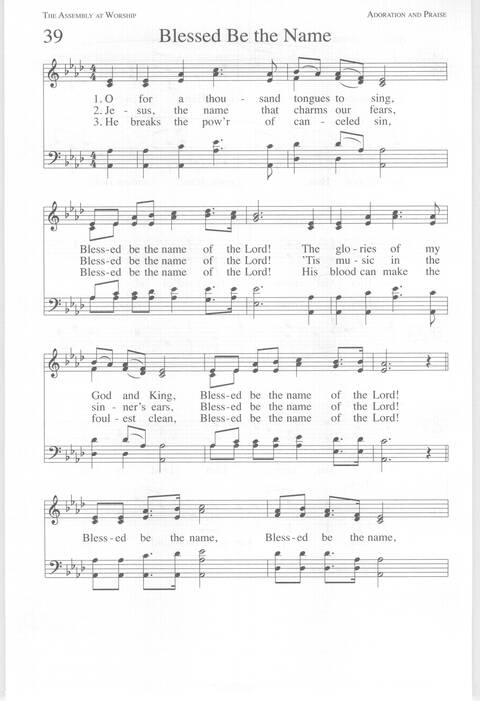 One Lord, One Faith, One Baptism: an African American ecumenical hymnal page 55