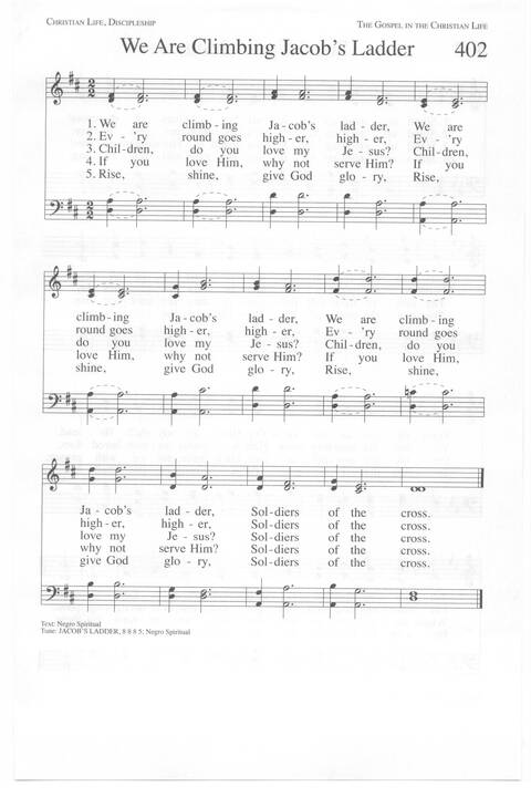 One Lord, One Faith, One Baptism: an African American ecumenical hymnal page 640