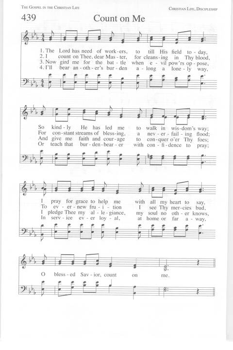 One Lord, One Faith, One Baptism: an African American ecumenical hymnal page 695