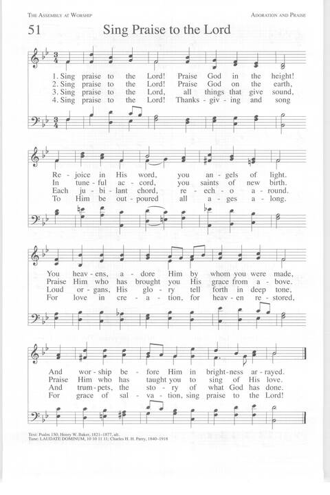 One Lord, One Faith, One Baptism: an African American ecumenical hymnal page 73