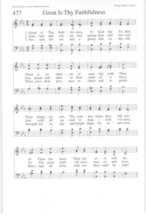 One Lord, One Faith, One Baptism: an African American ecumenical hymnal page 763