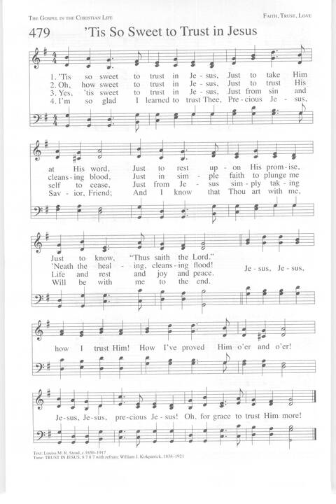 One Lord, One Faith, One Baptism: an African American ecumenical hymnal page 767
