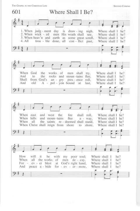 One Lord, One Faith, One Baptism: an African American ecumenical hymnal page 961