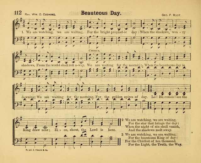 Our Song Book: a collection of songs selected and edited expressly for the Sunday School of the First Baptist Peddie Memorial Church, Newark, N. J. page 111