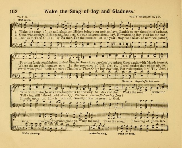 Our Song Book: a collection of songs selected and edited expressly for the Sunday School of the First Baptist Peddie Memorial Church, Newark, N. J. page 161