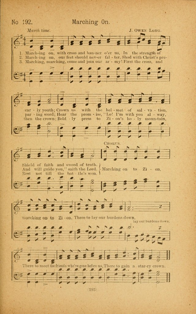 Onward and Upward No. 2: a collection of gospel songs and hymns for Sunday-schools, Endeavor societies, Epworth leagues, devotional meetings, chapel exercises, revivals, etc. page 83