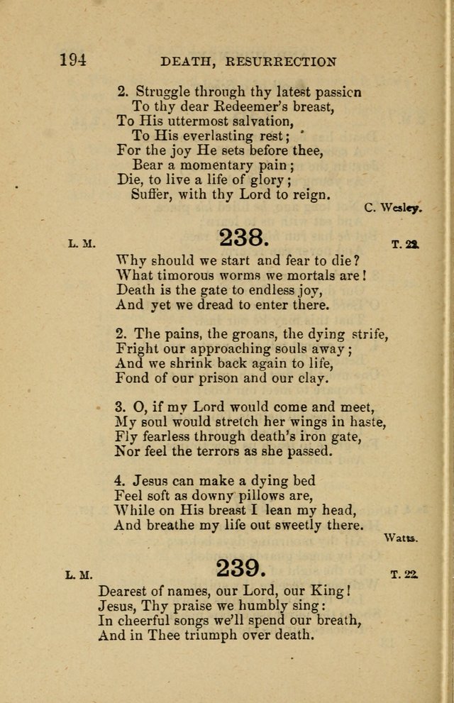 Offices of Worship and Hymns: principally for use in schools. with an appendix of tunes (2nd and rev. ed.) page 194