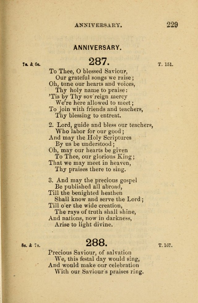 Offices of Worship and Hymns: principally for use in schools. with an appendix of tunes (2nd and rev. ed.) page 229