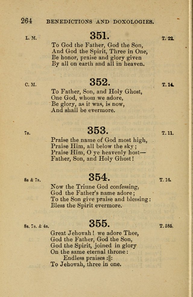 Offices of Worship and Hymns: principally for use in schools. with an appendix of tunes (2nd and rev. ed.) page 264