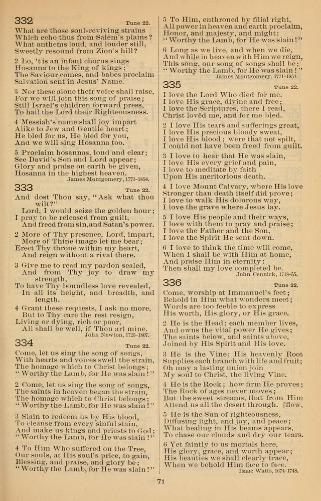 Offices of Worship and Hymns: with tunes, 3rd ed., revised and enlarged page 142