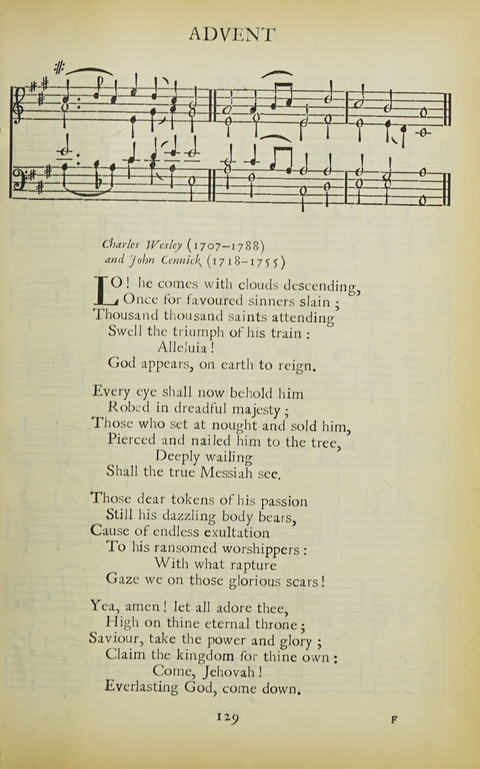 The Oxford Hymn Book page 128