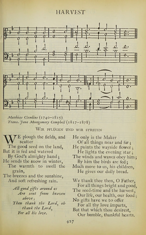 The Oxford Hymn Book page 426