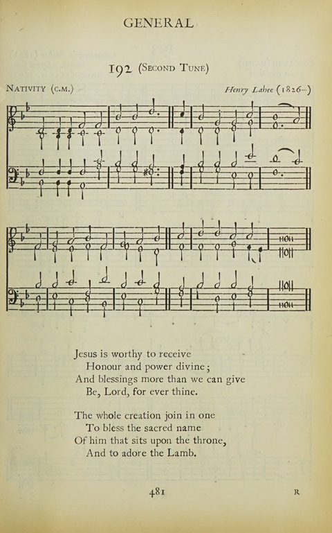 The Oxford Hymn Book page 480