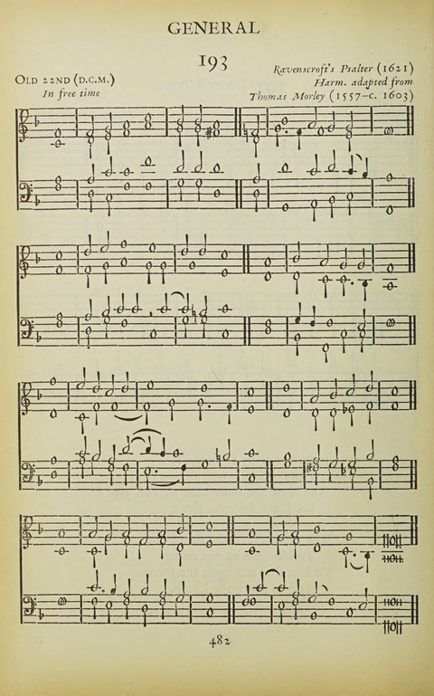 The Oxford Hymn Book page 481