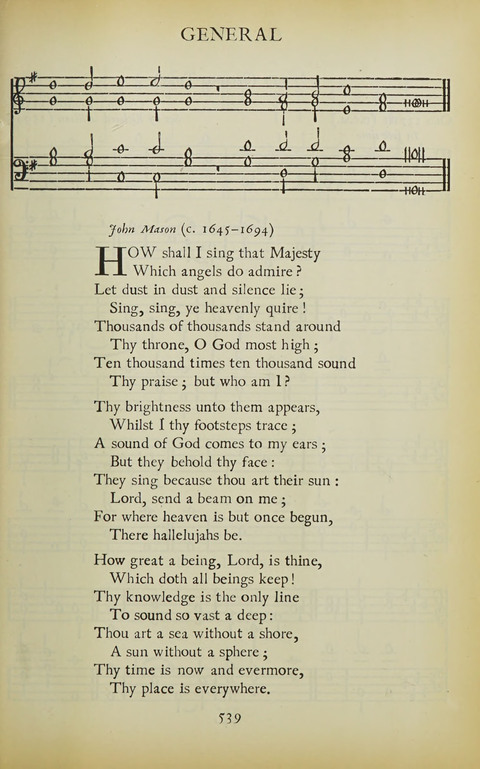 The Oxford Hymn Book page 538