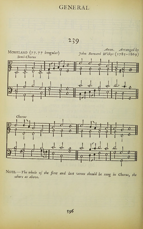The Oxford Hymn Book page 595