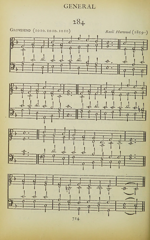The Oxford Hymn Book page 713
