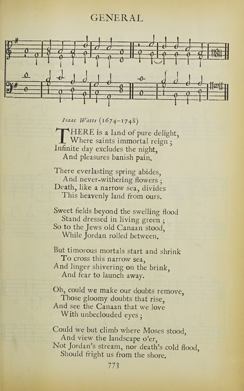 The Oxford Hymn Book page 772