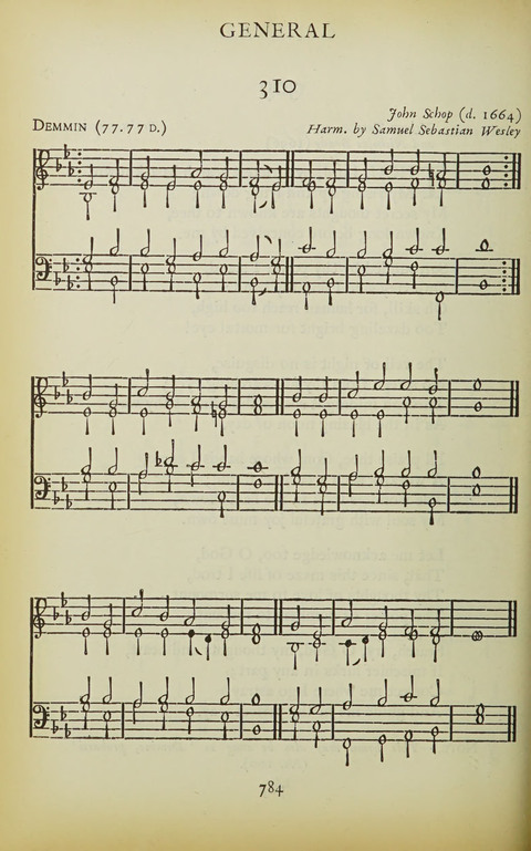 The Oxford Hymn Book page 783