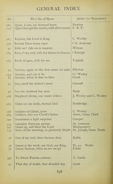 The Oxford Hymn Book page 897