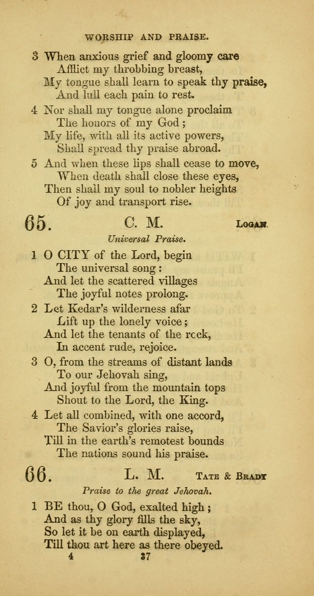 The Psalmody: a collection of hymns for public and social worship page 104