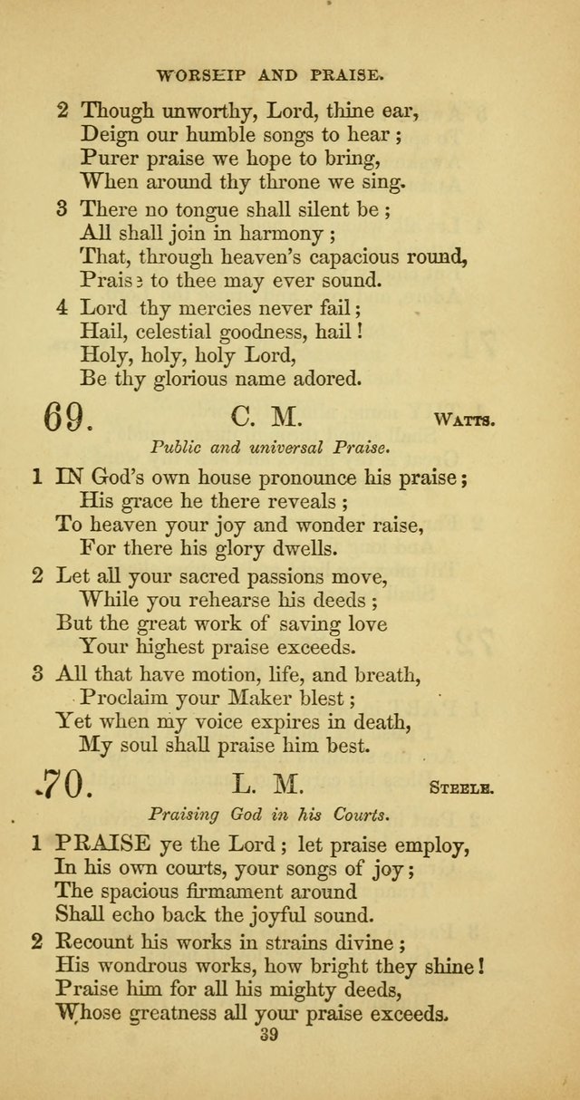 The Psalmody: a collection of hymns for public and social worship page 106