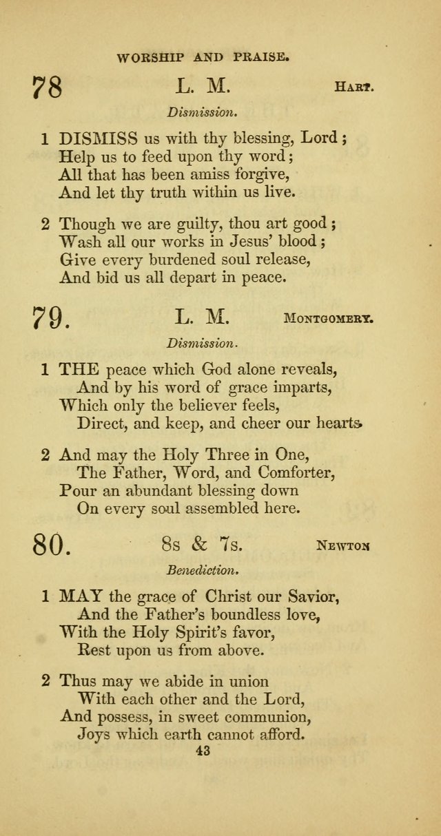 The Psalmody: a collection of hymns for public and social worship page 110