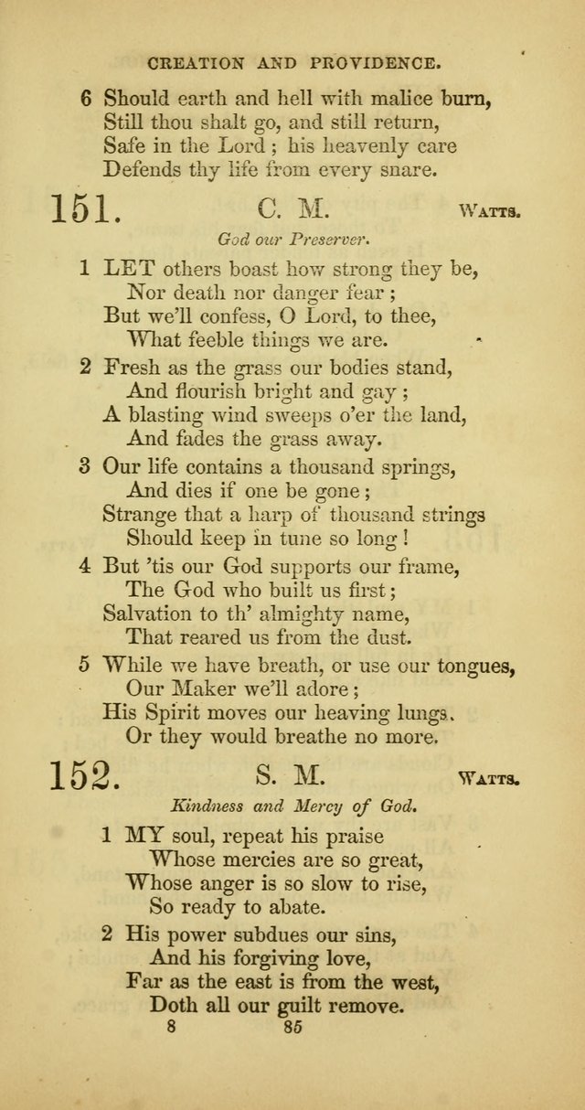 The Psalmody: a collection of hymns for public and social worship page 152