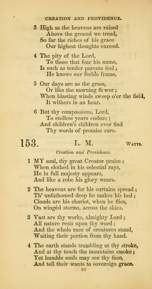 The Psalmody: a collection of hymns for public and social worship page 153