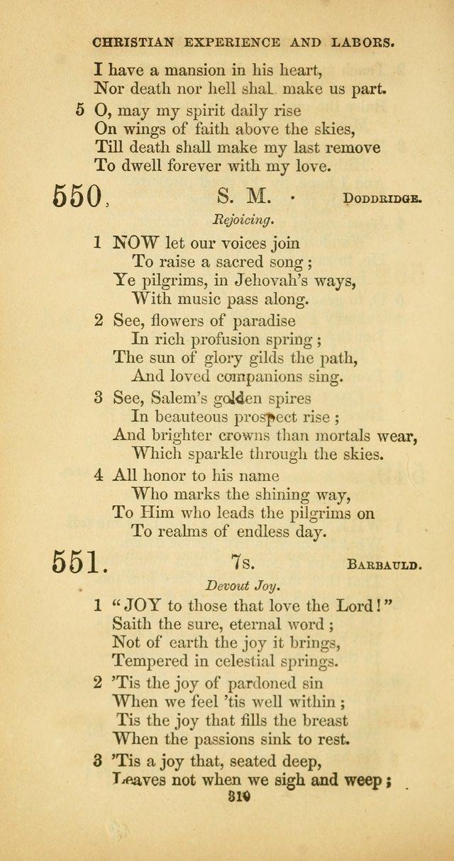 The Psalmody: a collection of hymns for public and social worship page 377