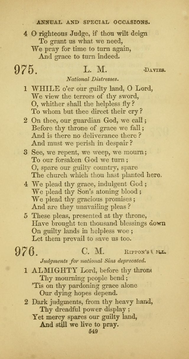 The Psalmody: a collection of hymns for public and social worship page 616