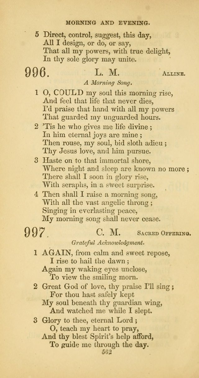 The Psalmody: a collection of hymns for public and social worship page 629