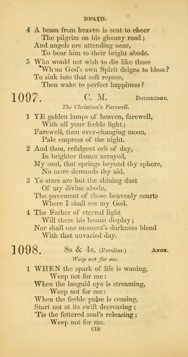 The Psalmody: a collection of hymns for public and social worship page 685