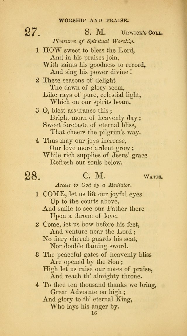 The Psalmody: a collection of hymns for public and social worship page 83