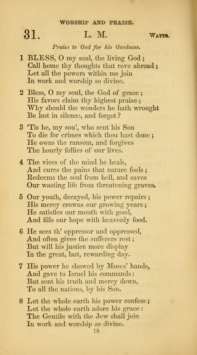 The Psalmody: a collection of hymns for public and social worship page 85