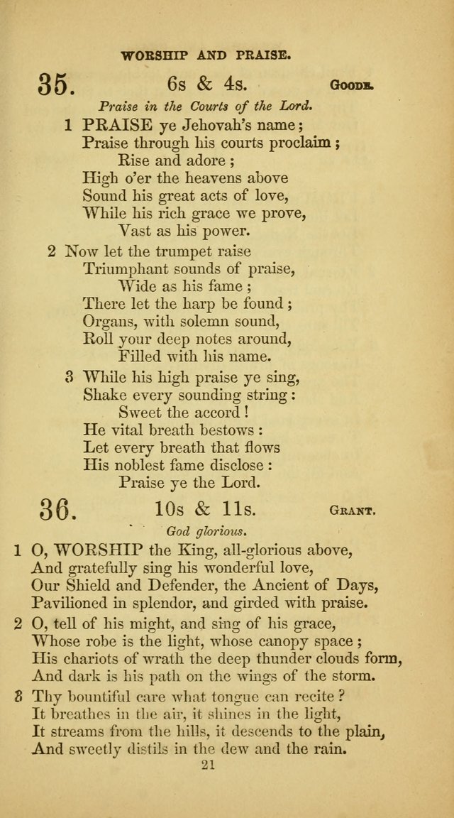 The Psalmody: a collection of hymns for public and social worship page 88