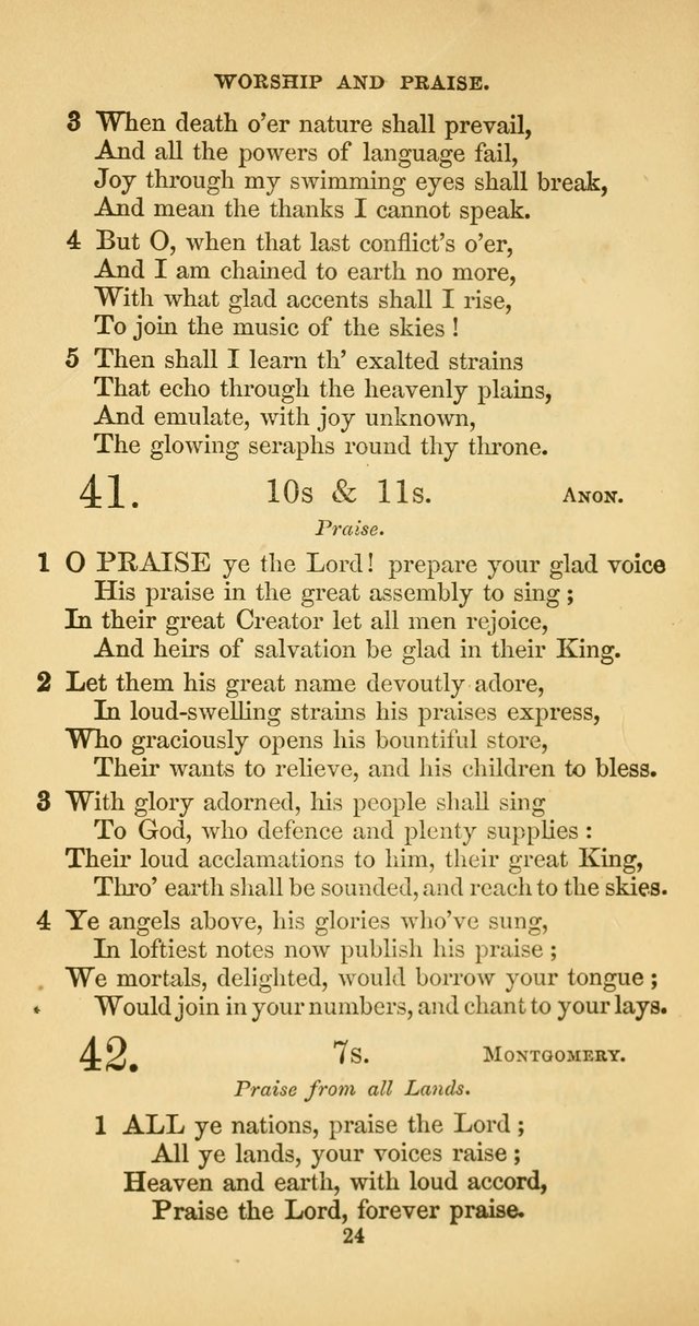 The Psalmody: a collection of hymns for public and social worship page 91