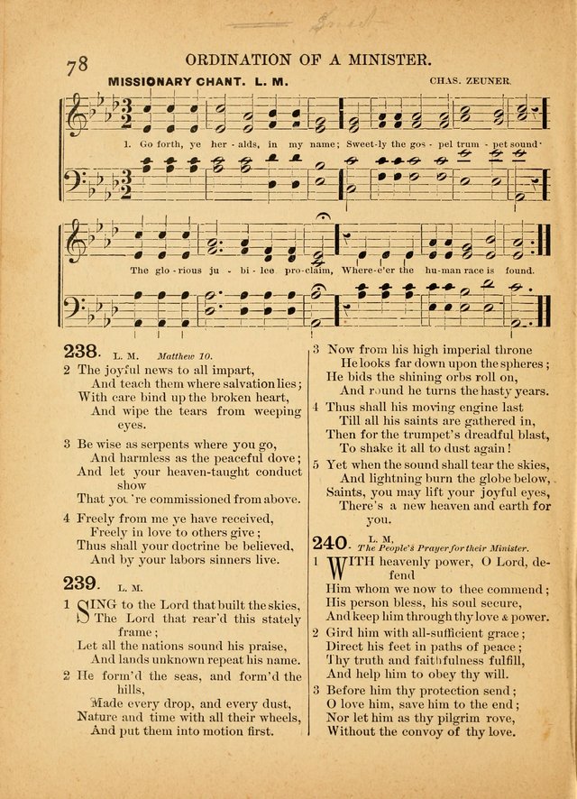 The Primitive Baptist Hymnal: a choice collection of hymns and tunes of early and late composition page 78