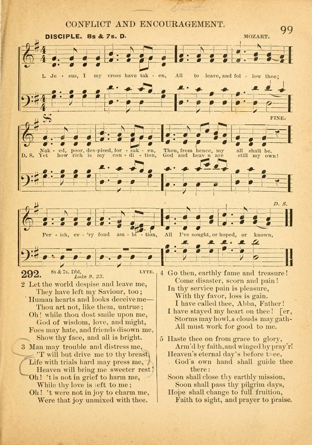 The Primitive Baptist Hymnal: a choice collection of hymns and tunes of early and late composition page 99